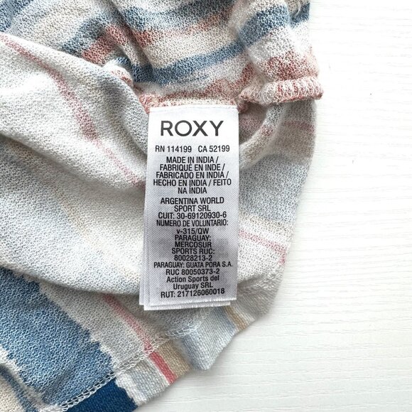 Roxy Striped Sundress | Smocked Bodice & Adjustable Straps | Size L - Picture 7 of 7